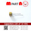 Capacitors 220 uF 10 VDC