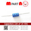 Capacitors 220 uF 25 VDC