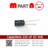 Capacitors 220 uF 63 Volt