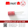 Capacitors 220 uF 63 Volt