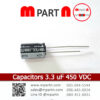 Capacitors 3.3 uF 450 VDC