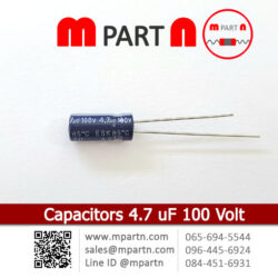 Capacitors 4.7 uF 100 Volt