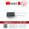 Capacitors 4.7 uF 400 VDC