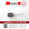 Capacitors 4.7 uF 450 VDC