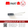 Capacitors 6.8 uF 50 VDC