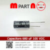 Capacitors 680 uF 100 VDC