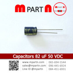 Capacitors 82 uF 50 VDC