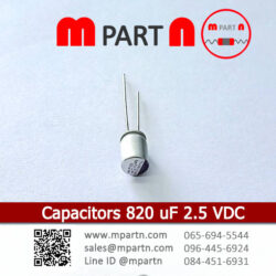 Capacitors 820 uF 2.5 VDC