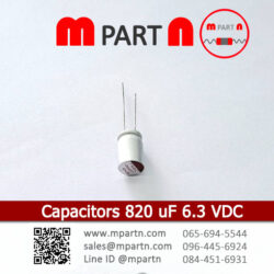 Capacitors 820 uF 6.3 VDC