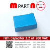 Film Capacitor 2.2 uF 200 VAC