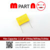Film Capacitor 2.2 uF 275Vac/305Vac/310Vac