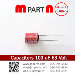 Capacitors 100 uF 63 Volt