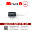 Capacitors 1200 uF 16 Volt