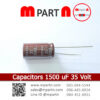 Capacitors 1500 uF 35 Volt