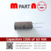 Capacitors 1500 uF 63 Volt