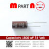 Capacitors 1800 uF 35 Volt