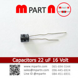 Capacitors 22 uF 16 Volt