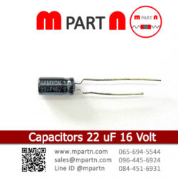 Capacitors 22 uF 16 Volt