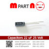 Capacitors 22 uF 25 Volt