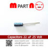 Capacitors 22 uF 25 Volt