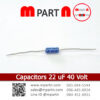 Capacitors 22 uF 40 Volt
