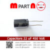 Capacitors 22 uF 450 Volt