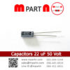 Capacitors 22 uF 50 Volt