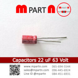 Capacitors 22 uF 63 Volt