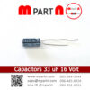 Capacitors 33 uF 16 Volt