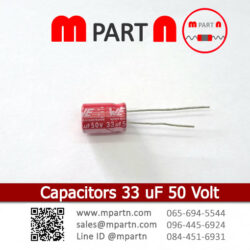 Capacitors 33 uF 50 Volt