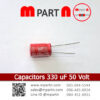 Capacitors 330 uF 50 Volt