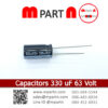 Capacitors 330 uF 63 Volt