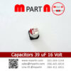 Capacitors 39 uF 16 Volt