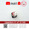 Capacitors 47 uF 25 Volt