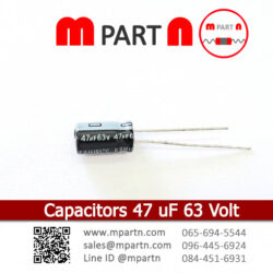 Capacitors 47 uF 63 Volt