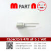 Capacitors 470 uF 6.3 Volt