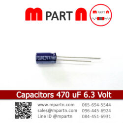 Capacitors 470 uF 6.3 Volt