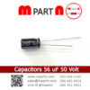 Capacitors 56 uF 50 Volt