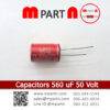Capacitors 560 uF 50 Volt