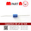 Capacitors 68 uF 63 Volt