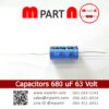 Capacitors 680 uF 63 Volt