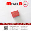 Film Capacitor 0.22 uF 275 VAC