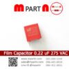 Film Capacitor 0.22 uF 275 VAC