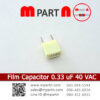 Film Capacitor 0.33 uF 40 VAC