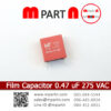 Film Capacitor 0.47 uF 275 VAC