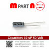 Capacitors 10 uF 50 Volt
