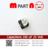 Capacitors 100 uF 25 Volt