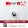 Capacitors 100 uF 35 Volt