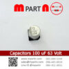 Capacitors 100 uF 63 Volt