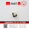 Capacitors 22 uF 16 Volt